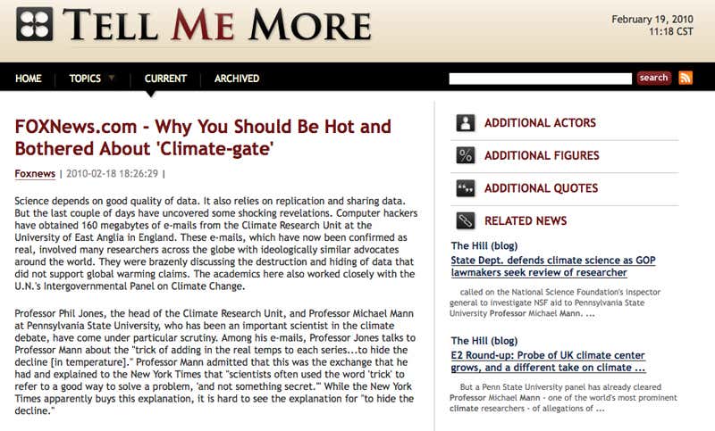 Still on the lookout - how the site will look