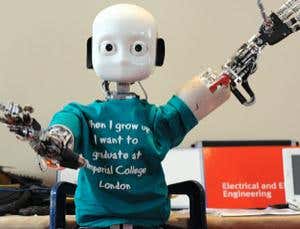 Robot toddler gets an upgrade