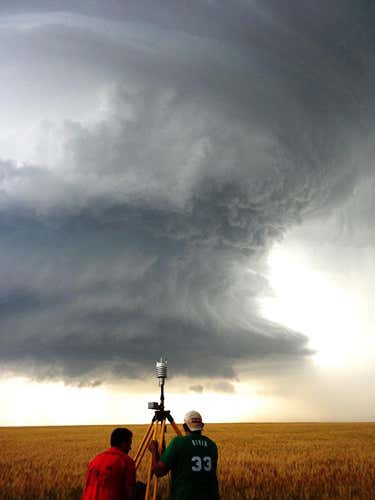 As the thunderstorm approaches, the race is on to deploy networks of weather sensors in its path