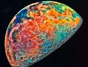 Weird worlds: The moon