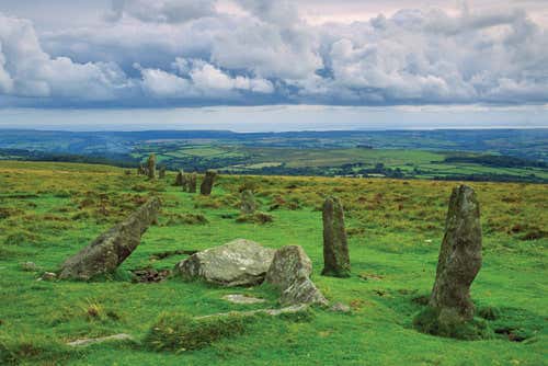 Dartmoor is littered with stone sites such as this one at Stall Moor