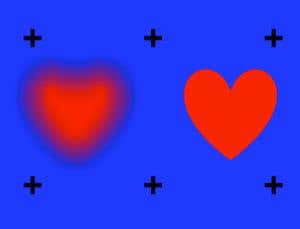 Illusions contest: Blurry heart
