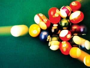 Trig shots: The secret of perfect pool