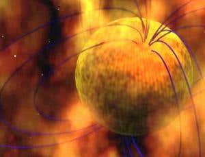 Did exploding stars shatter life's mirror?