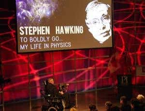 Hawking speaks on God, the big bang and novel physics