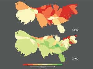 Twitter mood maps reveal emotional states of America