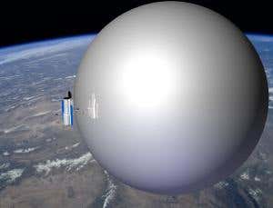 Giant balloons could clear out space junk