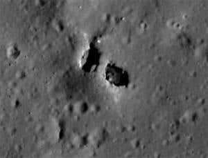 Found: natural bridges on the moon