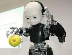 Robots on TV: AI goes back to baby basics