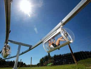 How did you get to work today? I took the Shweeb