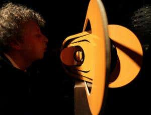 Interactive sculptures make mesmerising motions