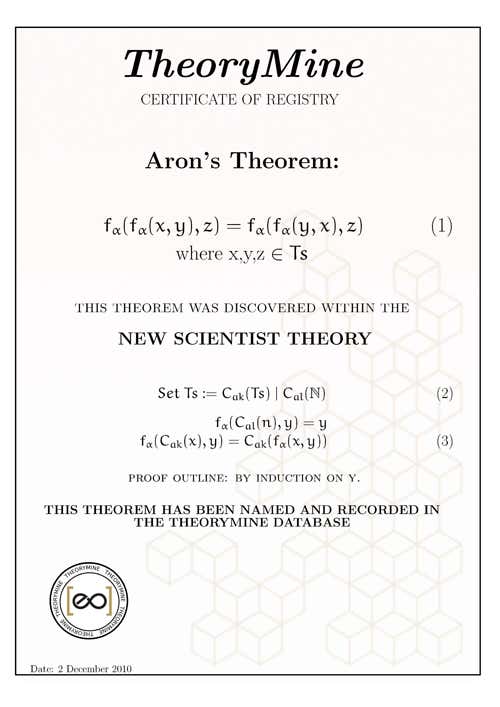 This theorem is mine