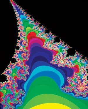 The father of the fractal, Benoit Mandelbrot, died on 14 October 2010. By sheer coincidence, the edition of New Scientist hitting news-stands and doormats on that day featured what contentious theory on its cover?a) Fractal lifeb) Fractal spacec) Fractal timed) Fractal money