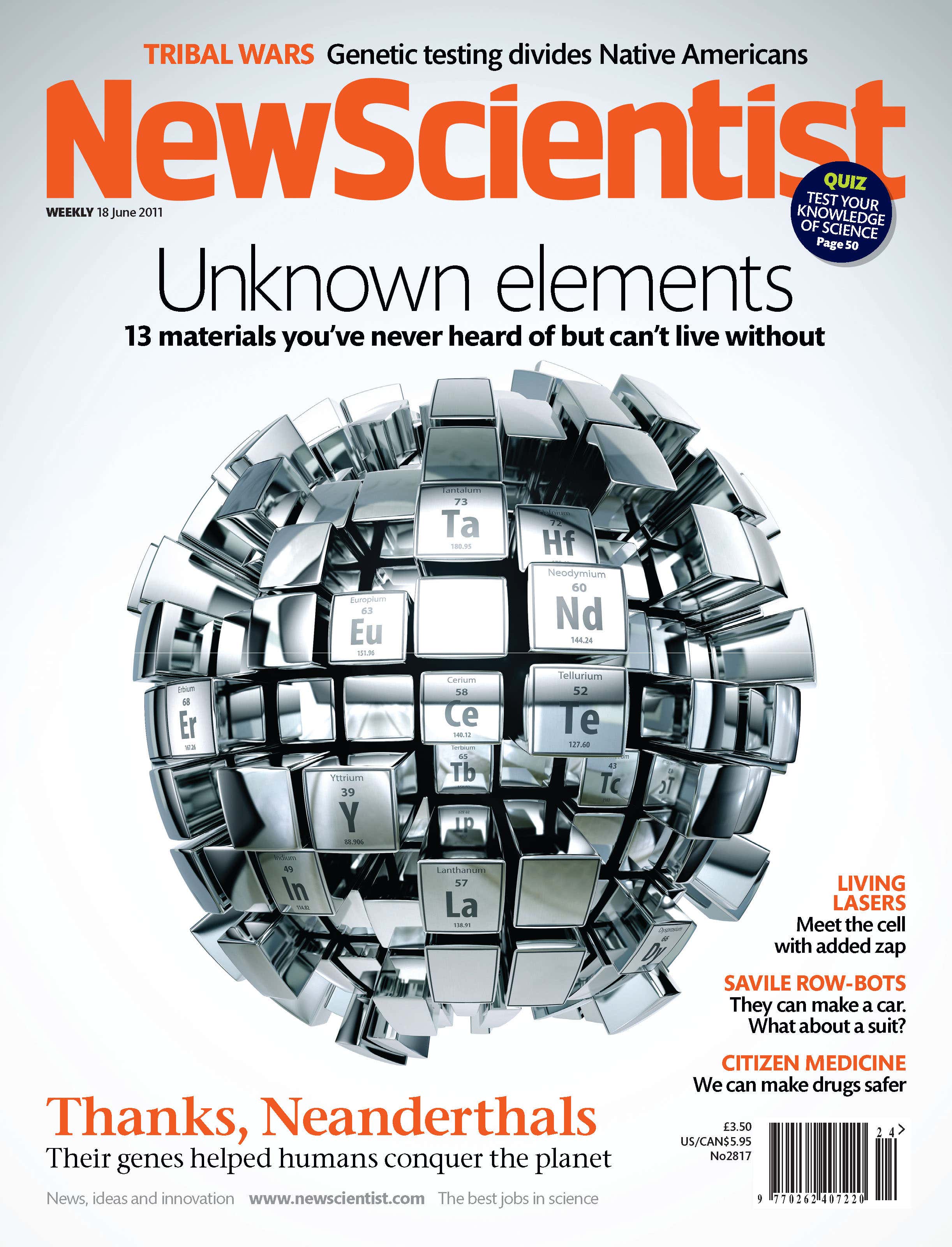 New Scientist issue 2817 cover