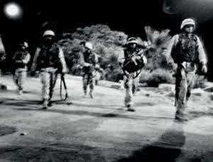 Haptic soldiers guided by buzzing belt