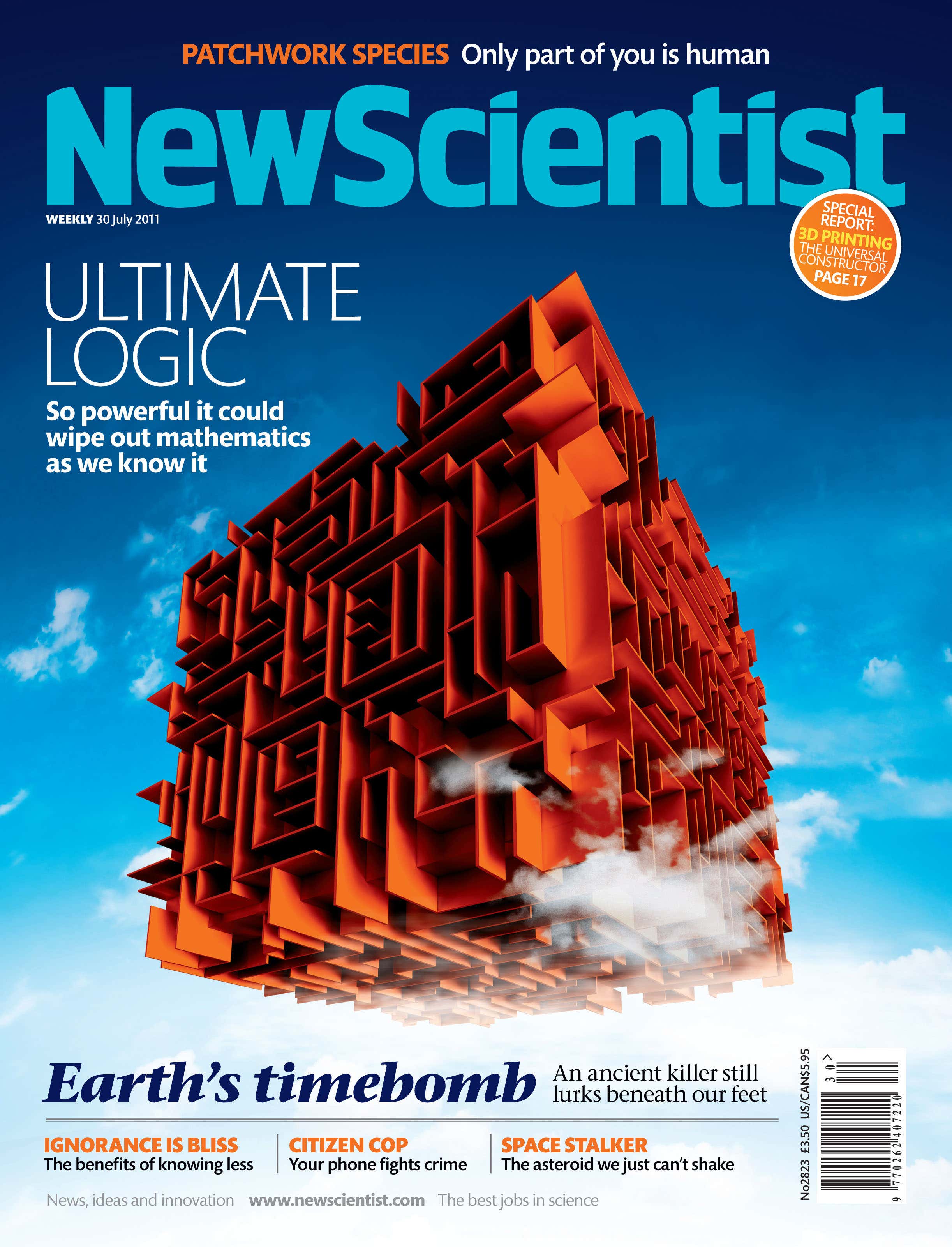 New Scientist issue 2823 cover