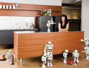 One day in the robot house