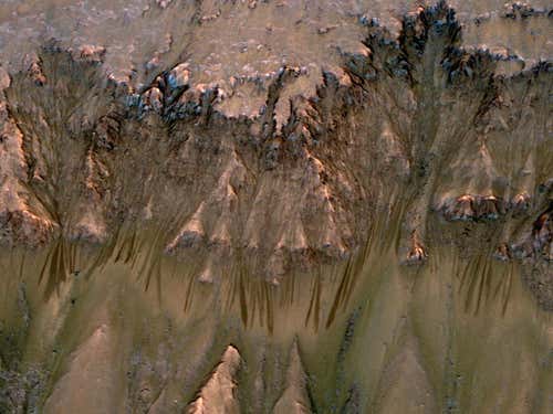 Salty flows on Mars
