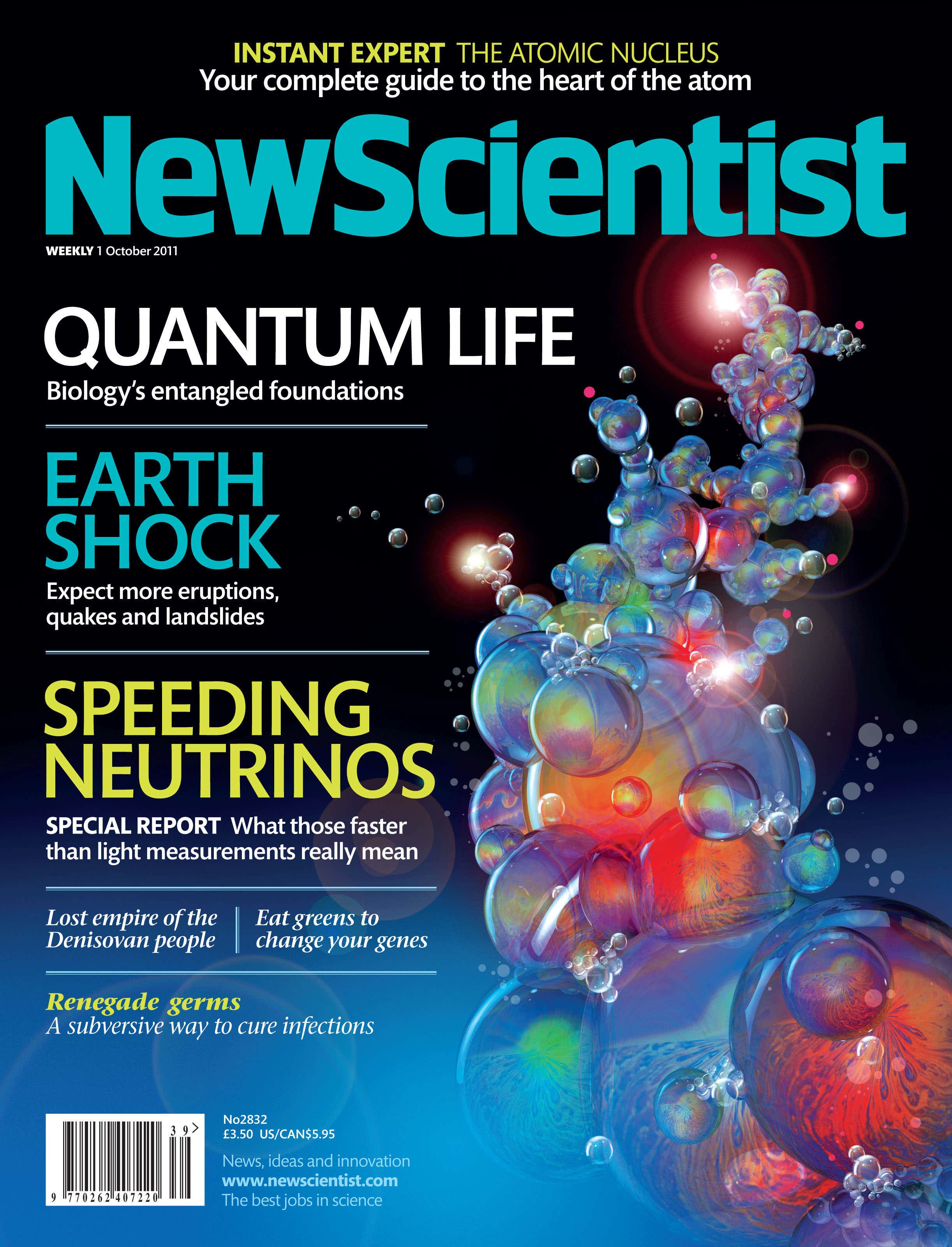 New Scientist issue 2832 cover