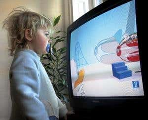 Turning on the TV does not turn off a toddler's brain