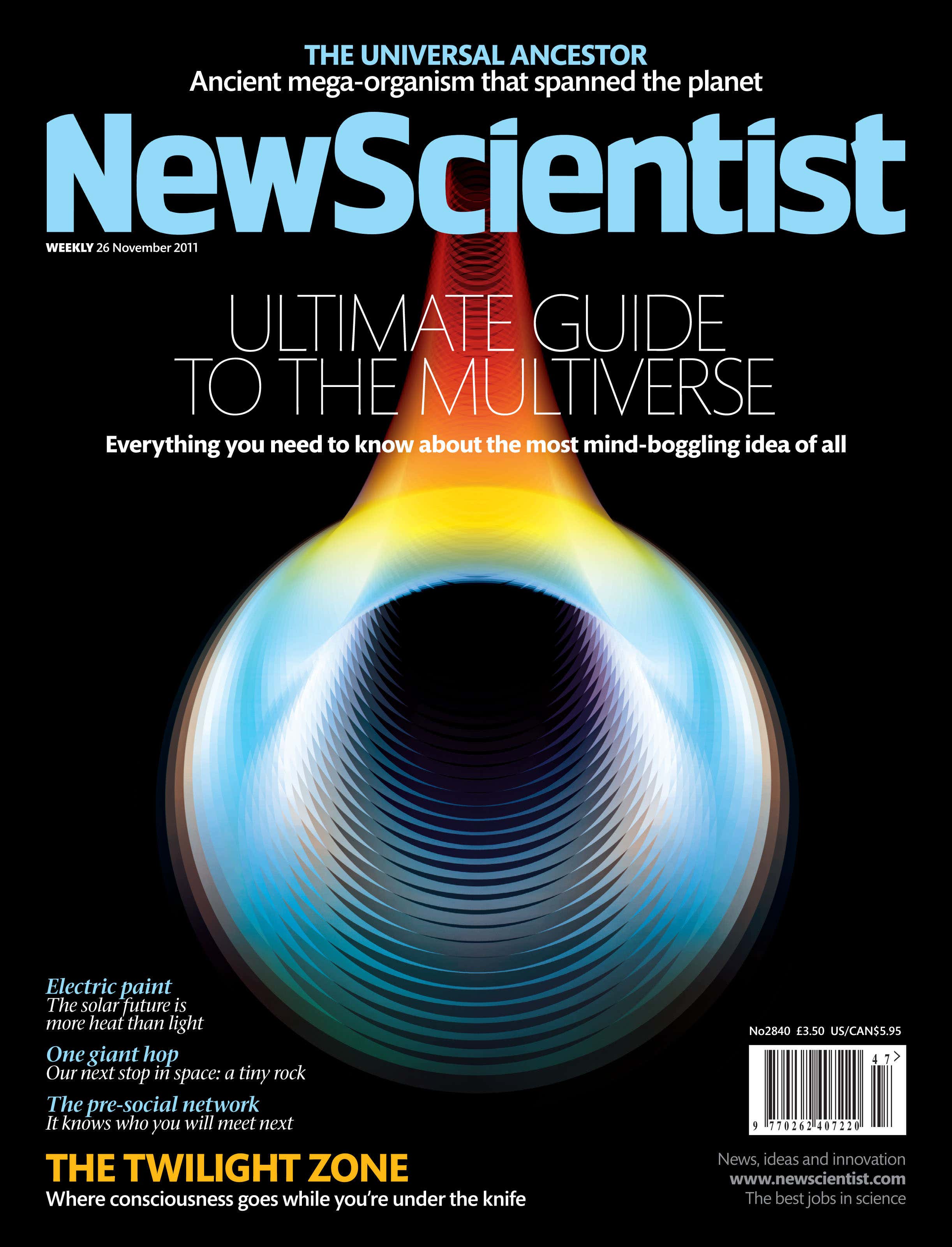 New Scientist issue 2840 cover