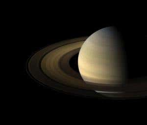 Boom and bust shapes Saturn's rings