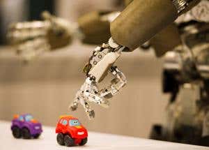 Virtual robot links body to numbers just like humans