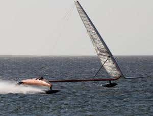 Yacht's attempt to smash sailing's 'sound barrier'