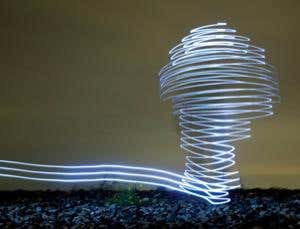 Light tricks: Quantum throttling and space-time waves