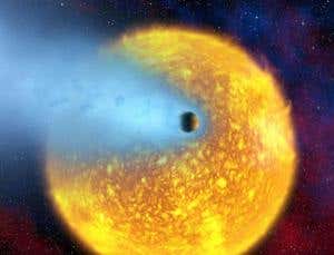 First subliming planet foreshadows Mercury's fate