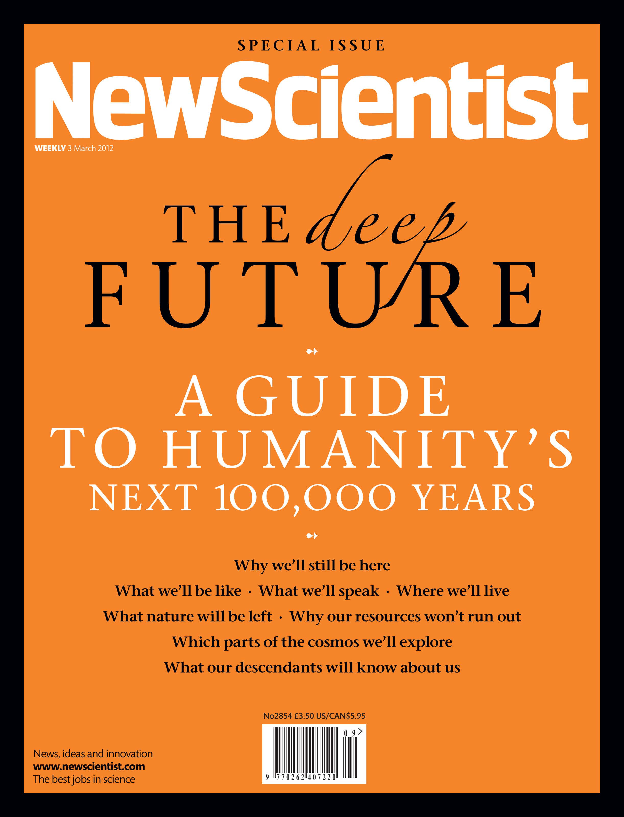New Scientist issue 2854 cover