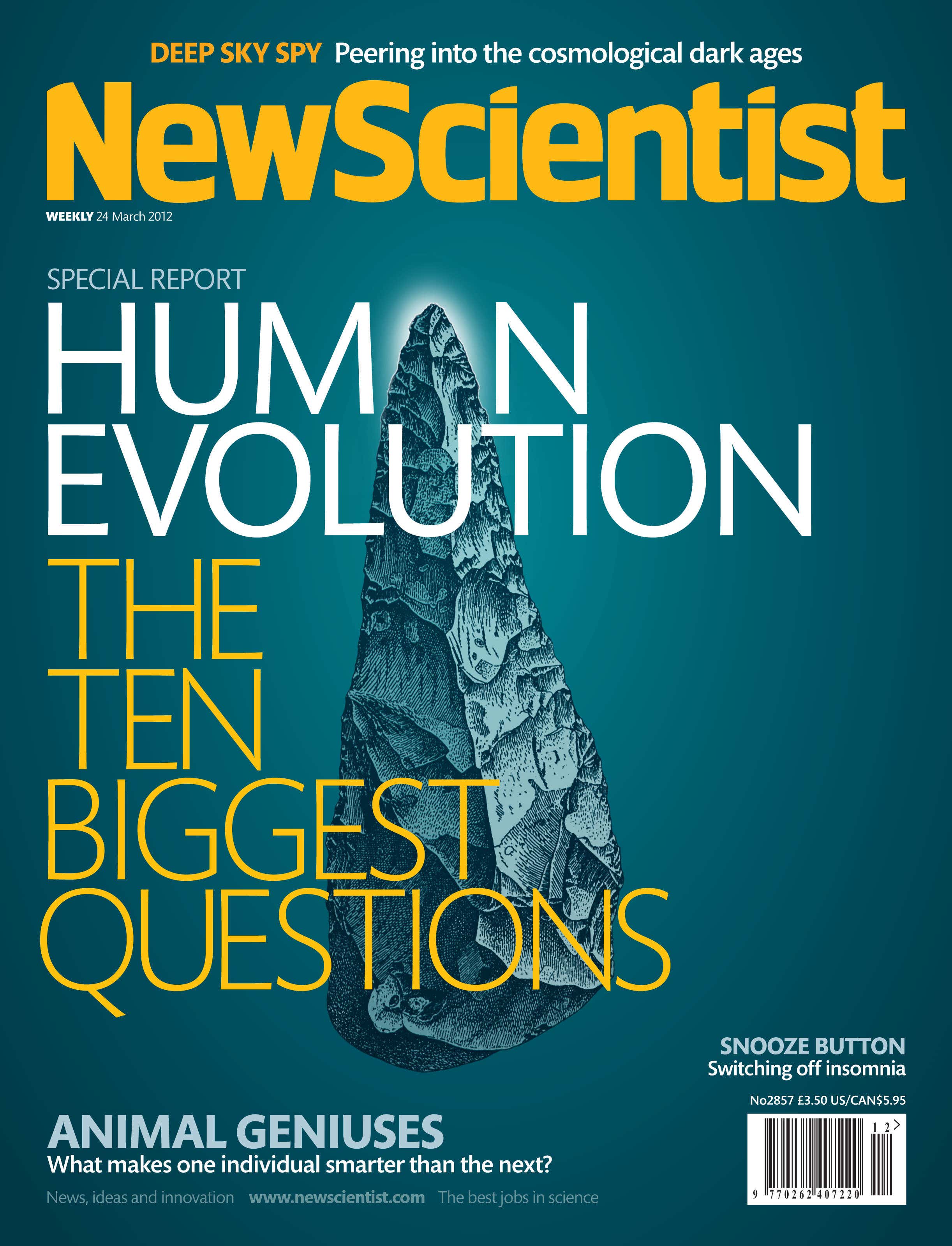 New Scientist issue 2857 cover