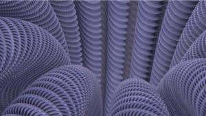 Twisted at a fine scale, no wonder it has been a challenge to visualise