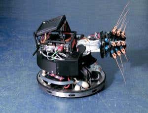 Touchy-feely robot takes on the darkness