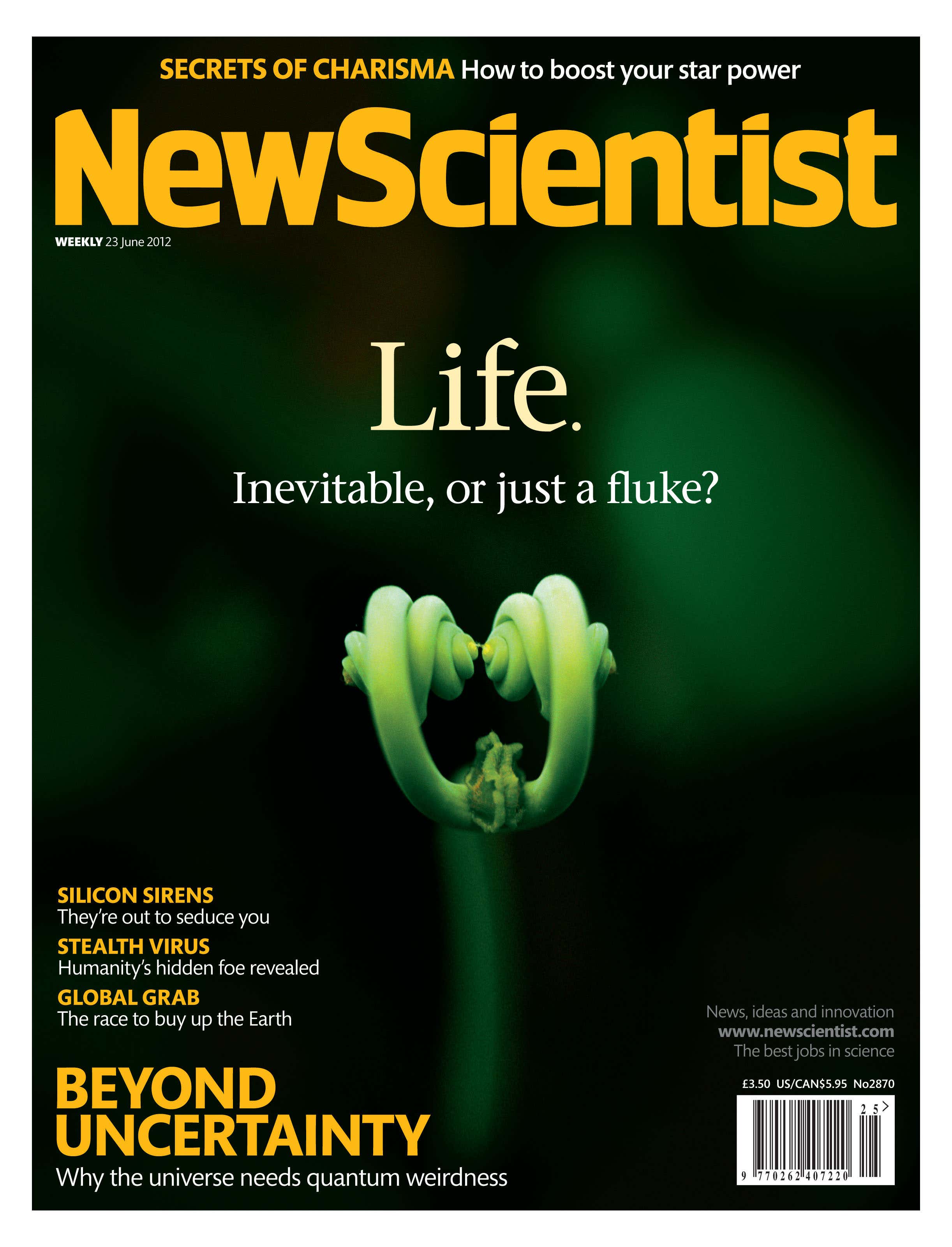 New Scientist issue 2870 cover