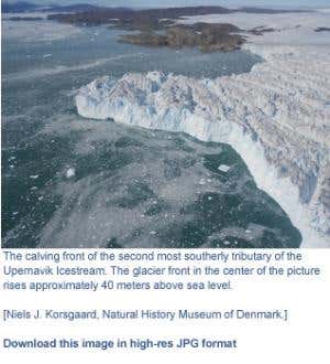 Greenland loses ice in fits and starts