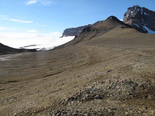 Ridge on James Ross Island, Antarctica