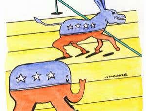 The US presidential election is no contest