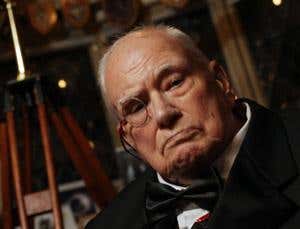 Astronomer Patrick Moore hoped to find a comet