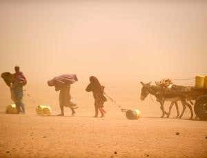 Humanitarian disaster blamed on climate change