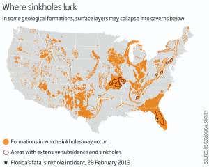 Briefing: The strange science of sinkholes