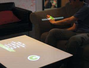 Kinect plus projector makes anything a remote control