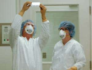 Inside the lab racing to make vaccine for deadly flu