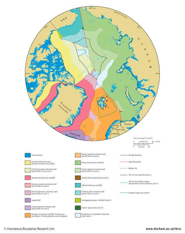 Eight nations have territory in the Arctic, and many more have ambitions to get involved