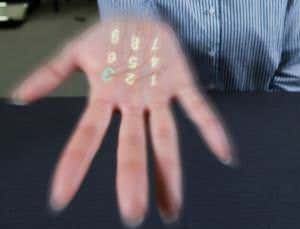 Tingly projections make beamed gadgets come alive