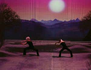 Virtual reality: Dancing with a rhino-headed army