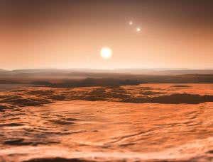 Three habitable worlds found around the same star