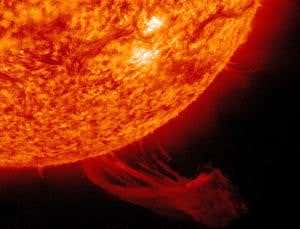 Sun's cosmic ray shadow is solar storm predictor