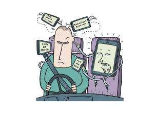 Hands on the wheel, mind on the road – not cyberspace