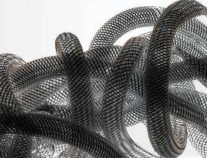 Wormhole entanglement gives space-time the bends